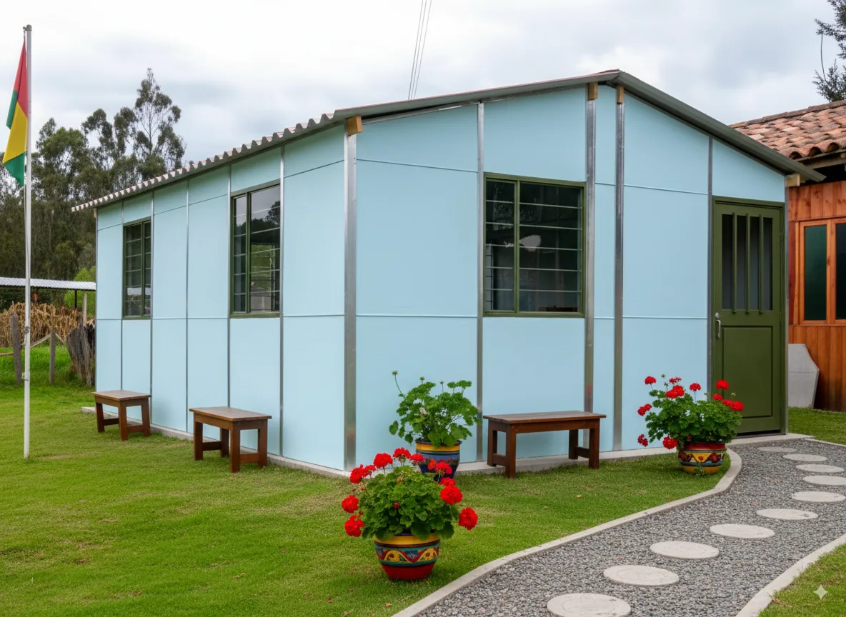 Aula de colegio prefabricada y modular