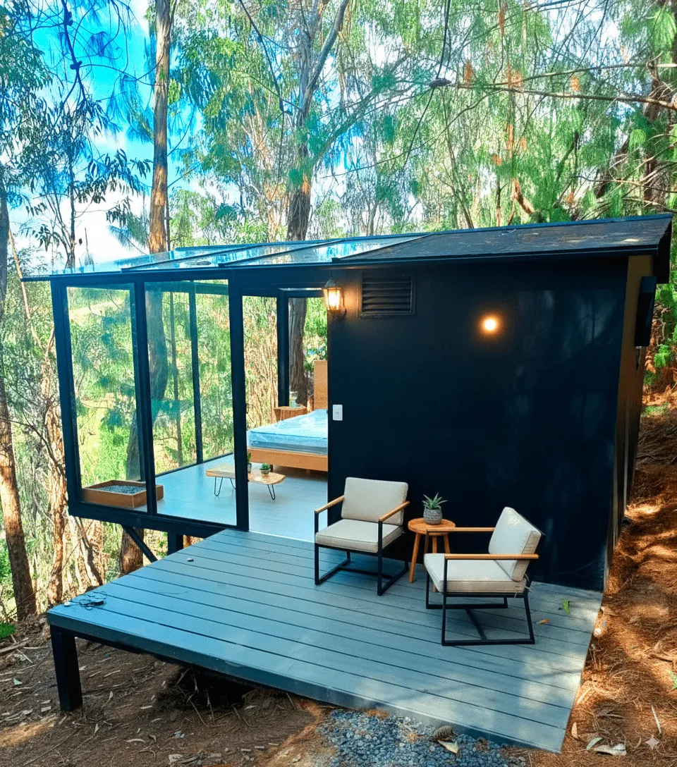 Tiny house moderna y funcional